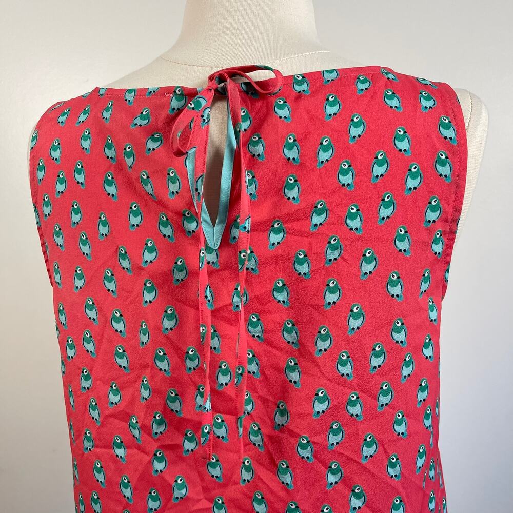 Loft • Novelty Parrot Bird Print Top - Picture 4 of 6